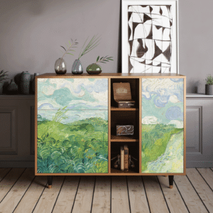Sideboard - STORYZ - BS2 Green Wheat Fields - Walnut