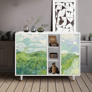 Sideboard - STORYZ - BS2 Green Wheat Fields - White