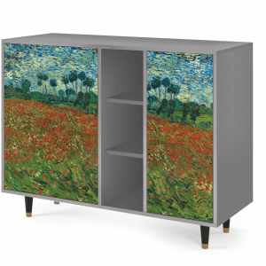 Sideboard - STORYZ - BS2 Poppy field by van Gogh - Grey