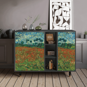 Sideboard - STORYZ - BS2 Poppy field by van Gogh - Antracite