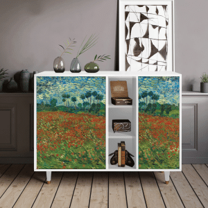 Sideboard - STORYZ - BS2 Poppy field by van Gogh - White