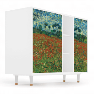 Sideboard - STORYZ - BS2 Poppy field by van Gogh - White