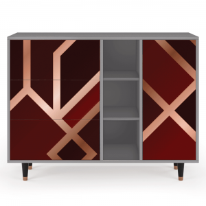 Sideboard - STORYZ - BS2 Velvet 1920's - Grey