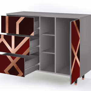 Sideboard - STORYZ - BS2 Velvet 1920's - Grey