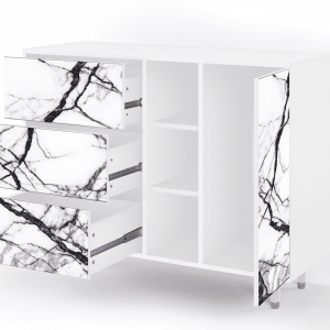 Sideboard - STORYZ - BS2 Raven Marble - White