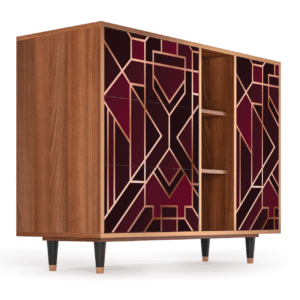 Sideboard - STORYZ - BS2 Burgundy Jewelery - Walnut