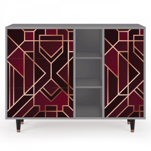 Sideboard - STORYZ - BS2 Burgundy Jewelery - Grey