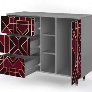 Sideboard - STORYZ - BS2 Burgundy Jewelery - Grey