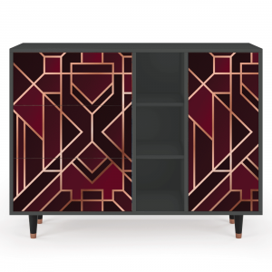 Sideboard - STORYZ - BS2 Burgundy Jewelery - Antracite