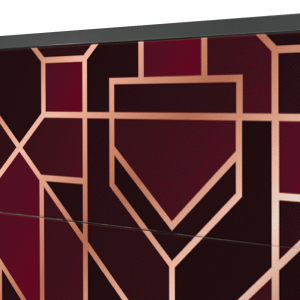 Sideboard - STORYZ - BS2 Burgundy Jewelery - Antracite