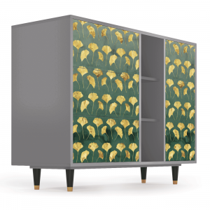 Sideboard - STORYZ - BS2 Gingko leaves - Grey