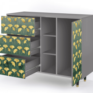 Sideboard - STORYZ - BS2 Gingko leaves - Grey
