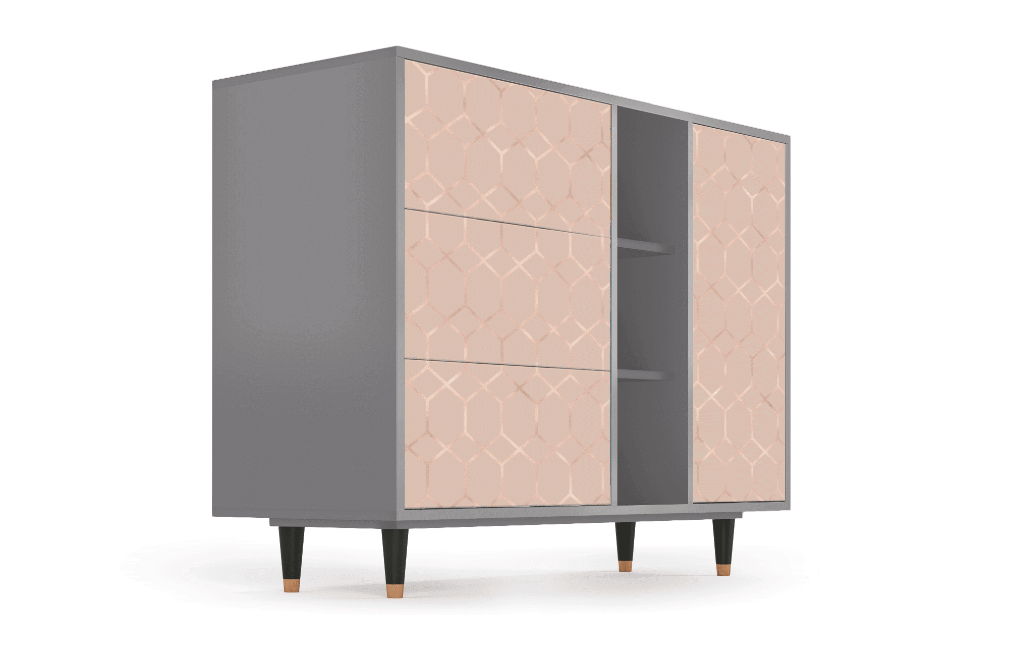 Sideboard – STORYZ – BS2 Rose Honeycomb – Grey Sideboard - STORYZ - BS2 Rose Honeycomb - Grey