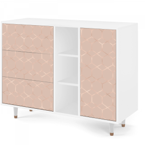 Sideboard - STORYZ - BS2 Rose Honeycomb - White