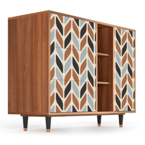 Sideboard - STORYZ - BS2 Beige Laure - Walnut