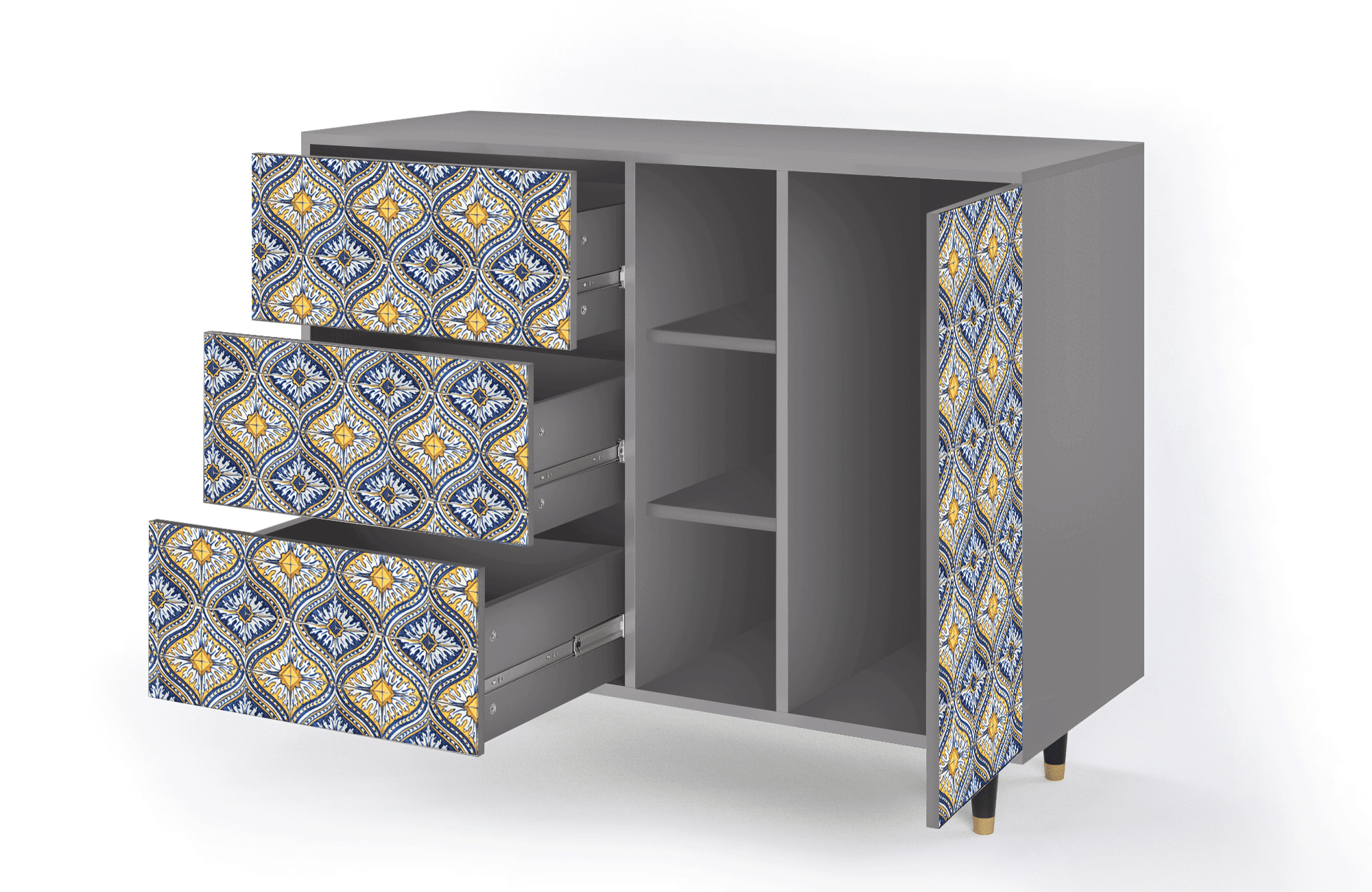 Sideboard – STORYZ – BS2 Illusory Pattern – Grey Sideboard - STORYZ - BS2 Illusory Pattern - Grey
