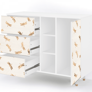 Sideboard - STORYZ - BS2 Nude Dragonflies - White