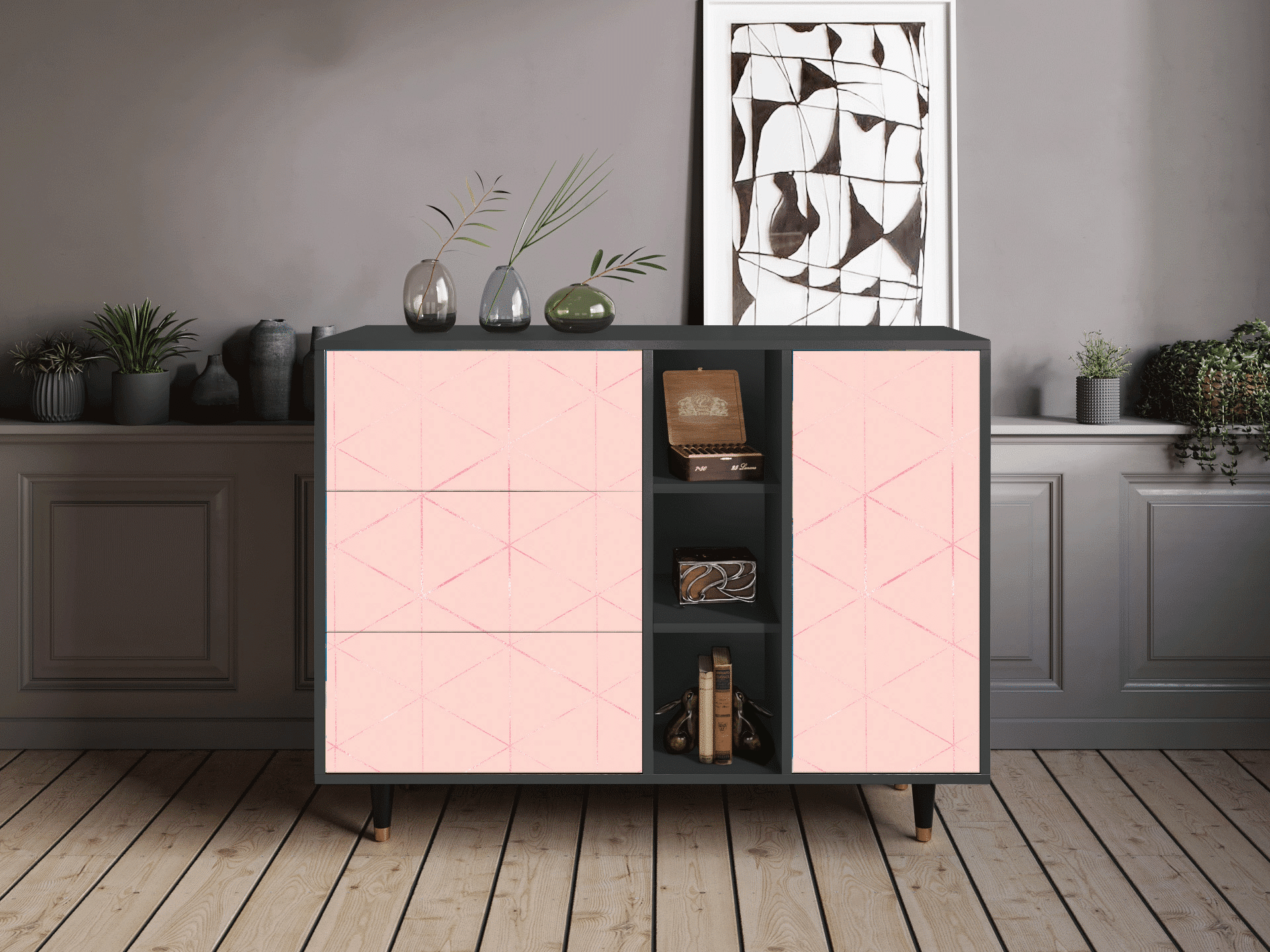 Sideboard - STORYZ - BS2 Rose Quartz - Antracite Sideboard - STORYZ - BS2 Rose Quartz - Antracite