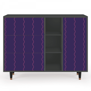 Sideboard - STORYZ - BS2 Grape Maccaroni - Antracite
