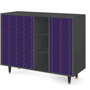 Sideboard - STORYZ - BS2 Grape Maccaroni - Antracite