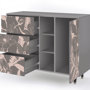 Sideboard - STORYZ - BS2 Issabelline Flower - Grey