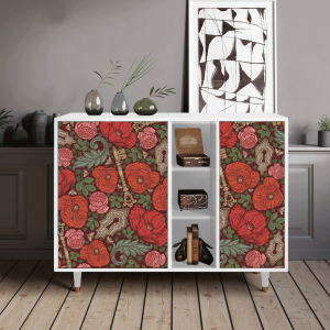 Sideboard - STORYZ - BS2 Poppy Garden - White