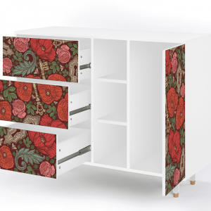 Sideboard - STORYZ - BS2 Poppy Garden - White