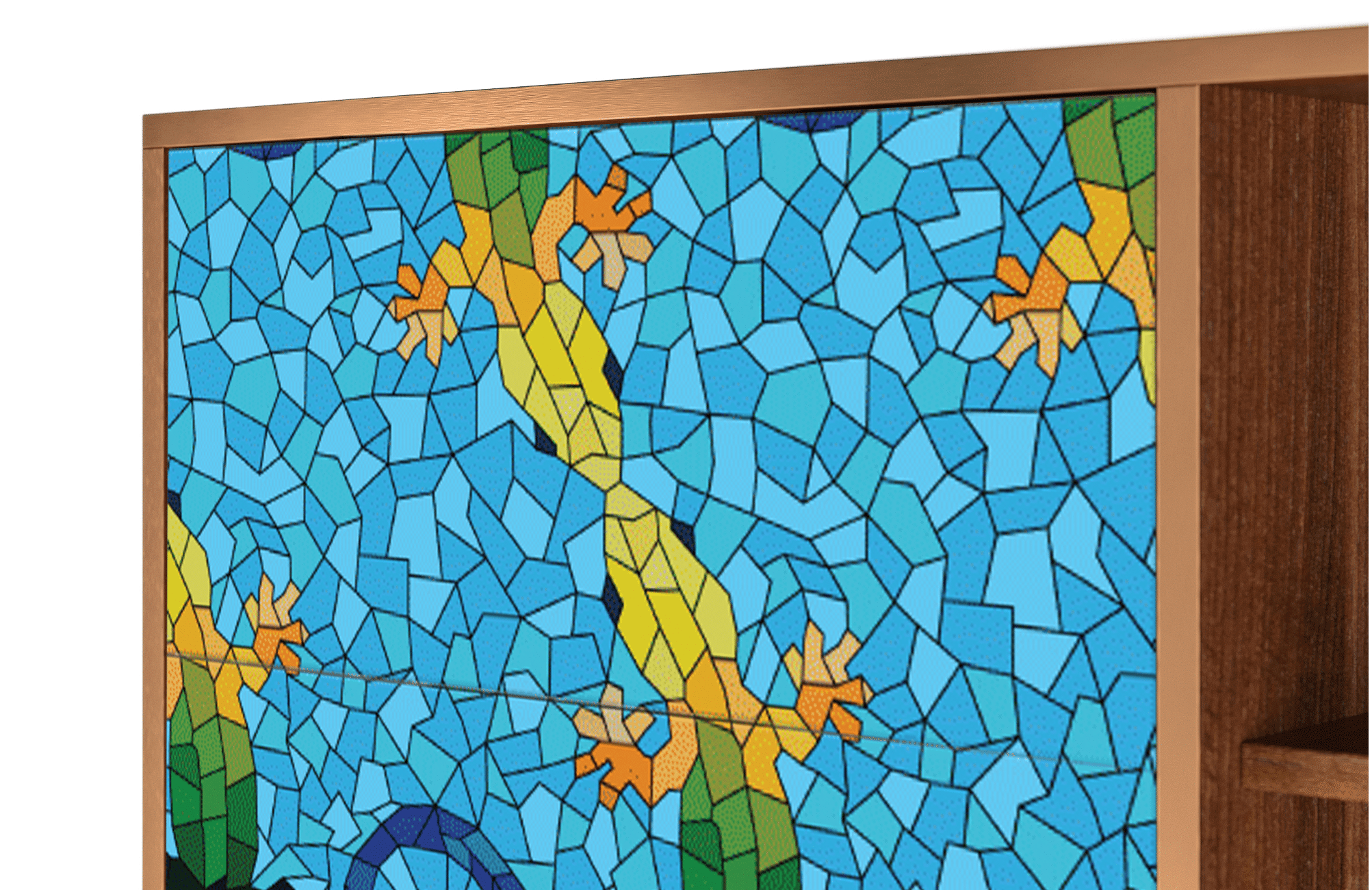 Sideboard – STORYZ – BS2 Gaudi’s Lizard – Walnut Sideboard - STORYZ - BS2 Gaudi's Lizard - Walnut