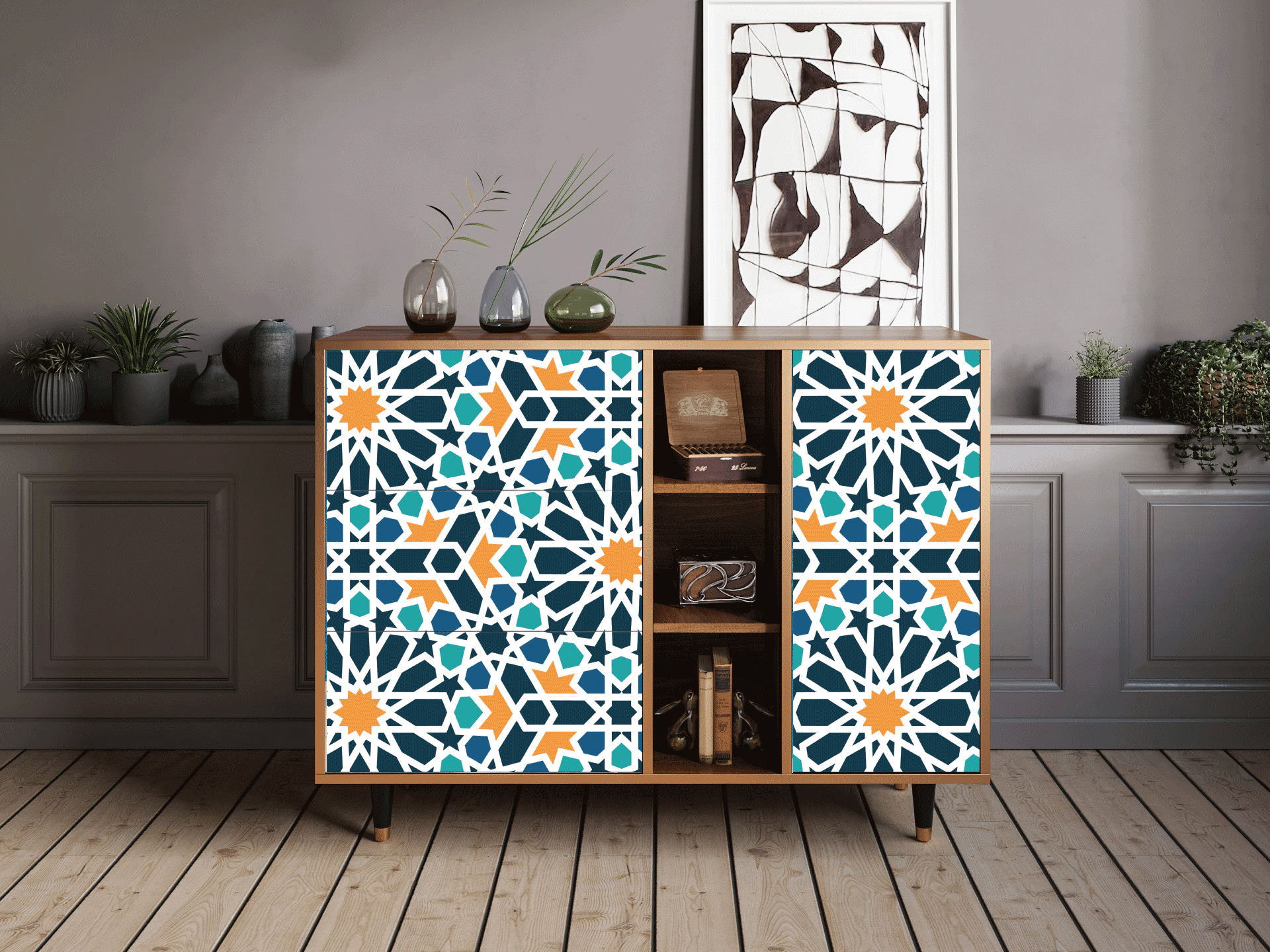 Sideboard - STORYZ - BS2 Kaleidoscope - Walnut Sideboard - STORYZ - BS2 Kaleidoscope - Walnut
