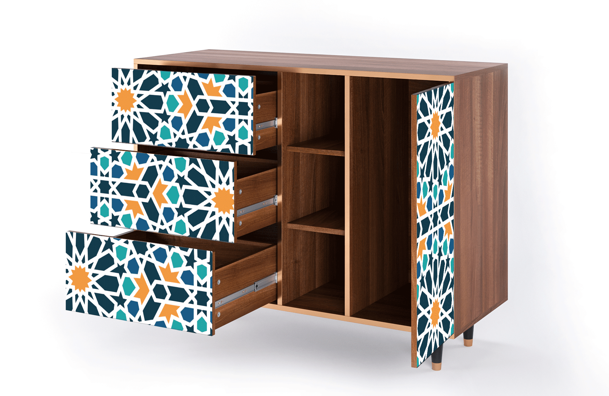 Sideboard – STORYZ – BS2 Kaleidoscope – Walnut Sideboard - STORYZ - BS2 Kaleidoscope - Walnut