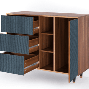 Sideboard - STORYZ - BS2 Knitted Pattern - Walnut