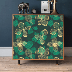 Sideboard - STORYZ - BS3 Green Flower - Walnut