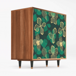 Sideboard - STORYZ - BS3 Green Flower - Walnut