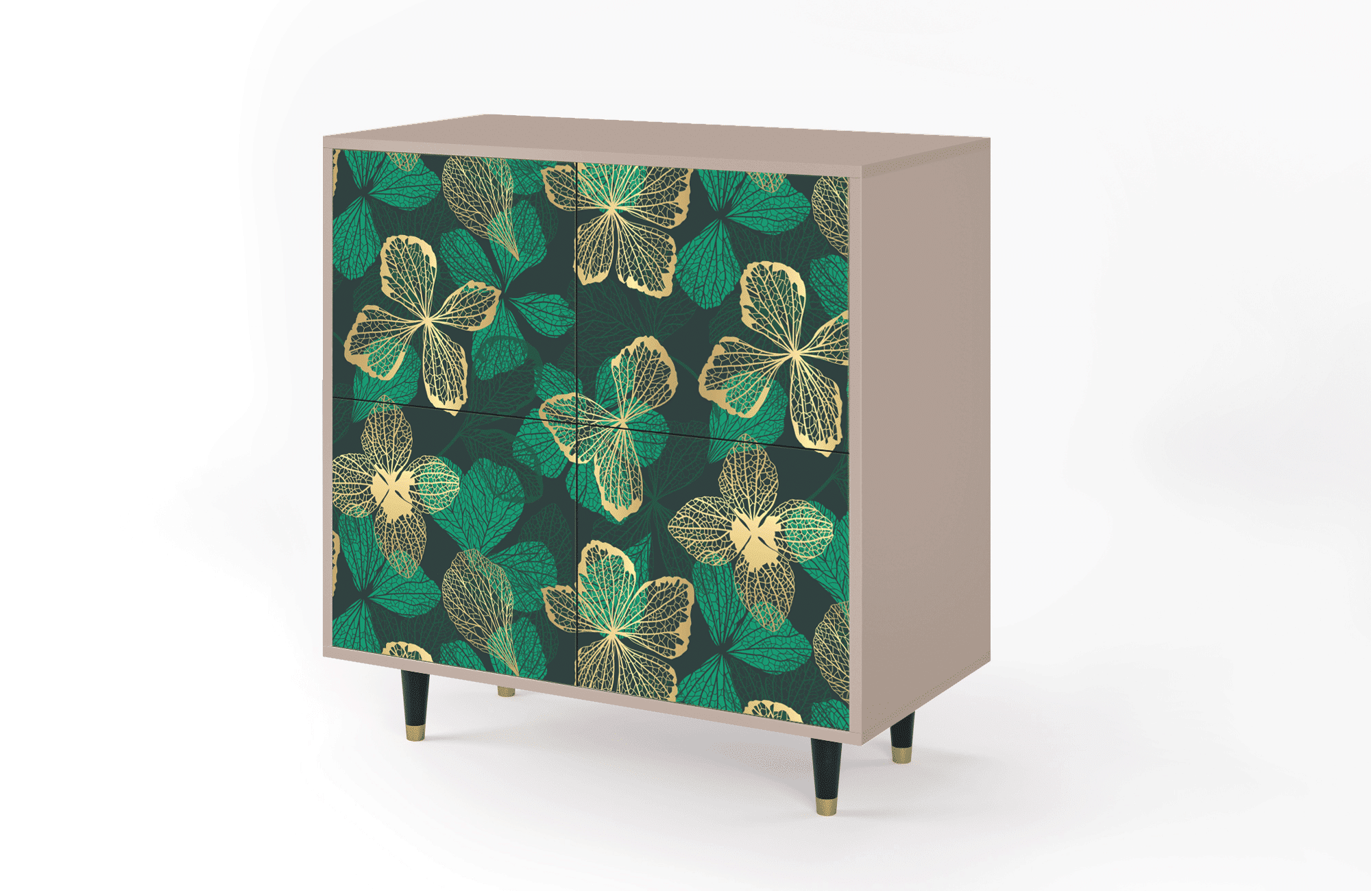 BS3_111_004 Sideboard - STORYZ - BS3 Green Flower - Latte