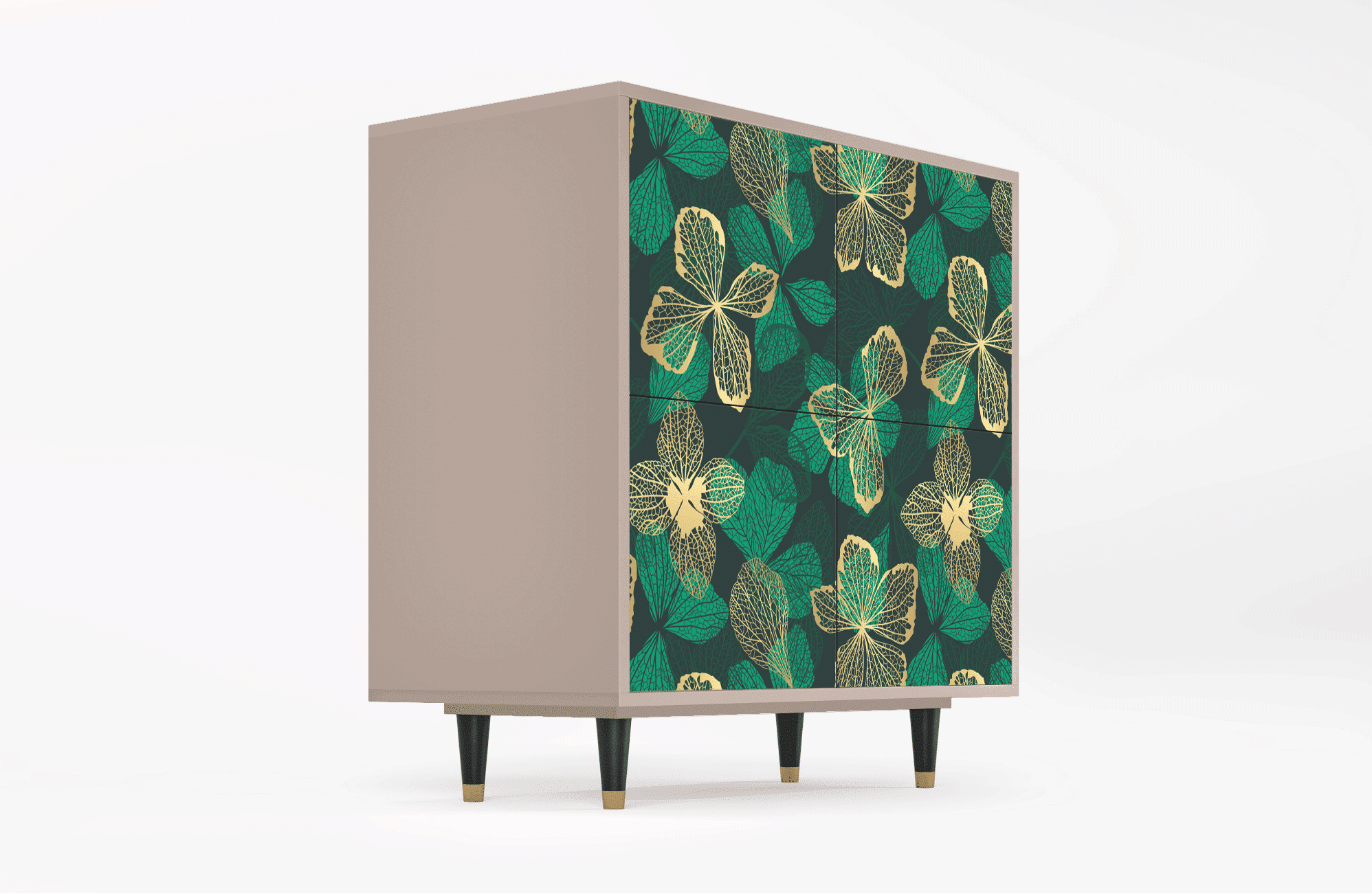 Sideboard – STORYZ – BS3 Green Flower – Latte Sideboard - STORYZ - BS3 Green Flower - Latte