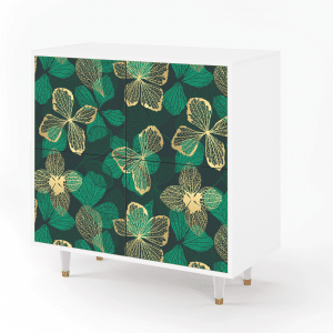 Sideboard - STORYZ - BS3 Green Flower - White