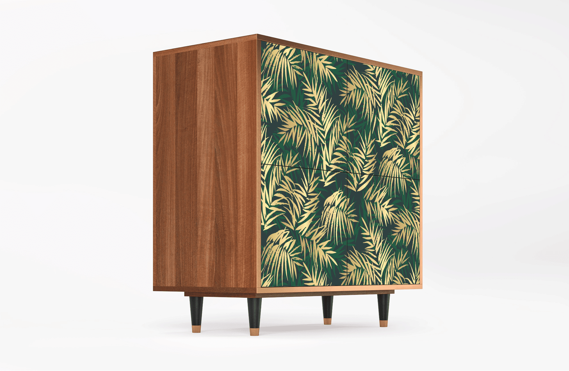 Sideboard – STORYZ – BS3 Sunny Palm Tree – Walnut Sideboard - STORYZ - BS3 Sunny Palm Tree - Walnut
