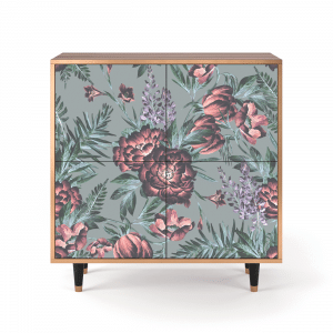 Sideboard - STORYZ - BS3 Light Peonies - Walnut