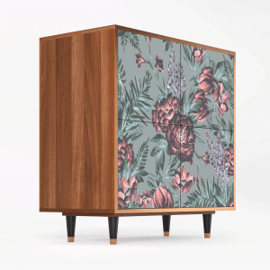 Sideboard - STORYZ - BS3 Light Peonies - Walnut