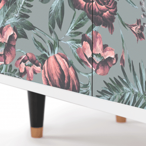 Sideboard - STORYZ - BS3 Light Peonies - White