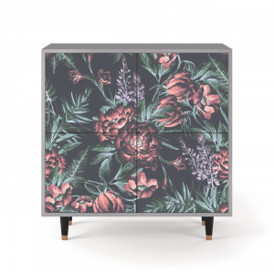 Sideboard - STORYZ - BS3 Dark Peonies - Grey