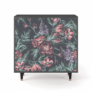 Sideboard - STORYZ - BS3 Dark Peonies - Antracite