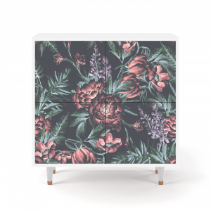 Sideboard - STORYZ - BS3 Dark Peonies - White