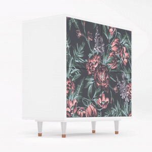 Sideboard - STORYZ - BS3 Dark Peonies - White