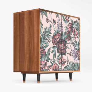 Sideboard - STORYZ - BS3 Peach Peonies - Walnut