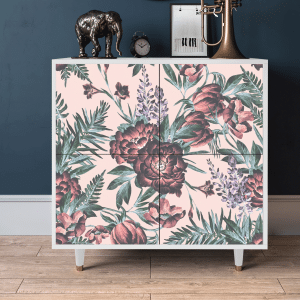 Sideboard - STORYZ - BS3 Peach Peonies - White