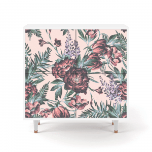Sideboard - STORYZ - BS3 Peach Peonies - White