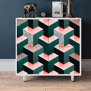 Sideboard - STORYZ - BS3 Geometric Madness - White