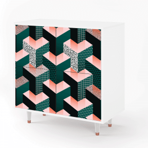 Sideboard - STORYZ - BS3 Geometric Madness - White