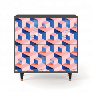 Sideboard - STORYZ - BS3 Pinky Squares - Antracite